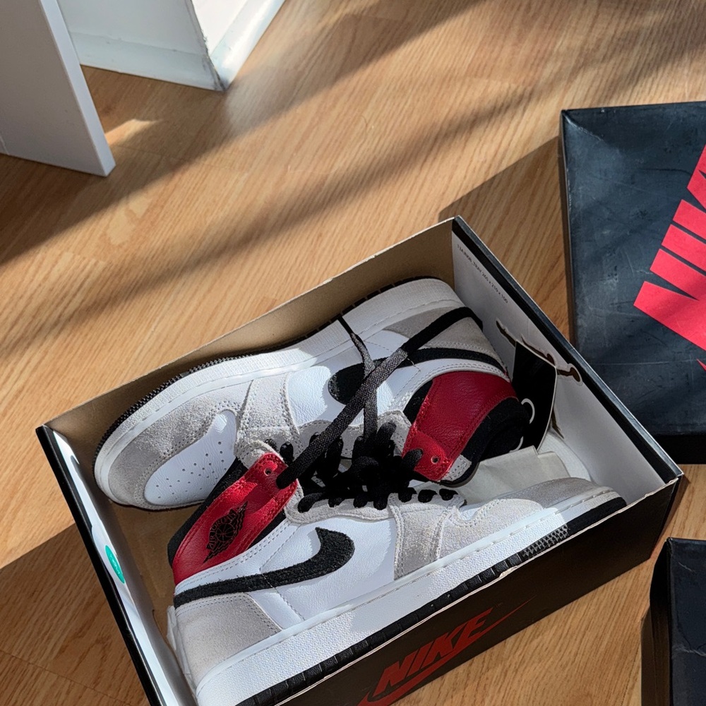 Nike Air Jordan 1 Retro High in Red, White, and Black